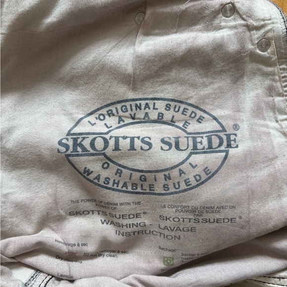 Vintage Skotts Suede Black High-Waisted Pants – Size 28 - Picture 8 of 9